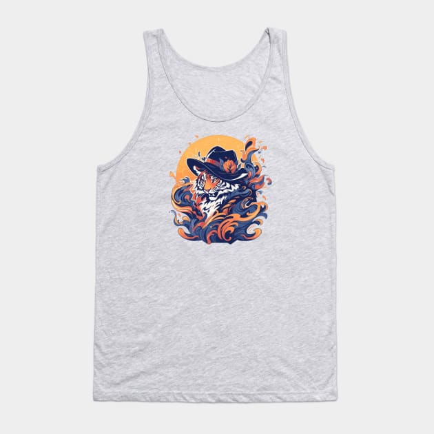 A fancy tigress ready for the summer Tank Top by etherElric